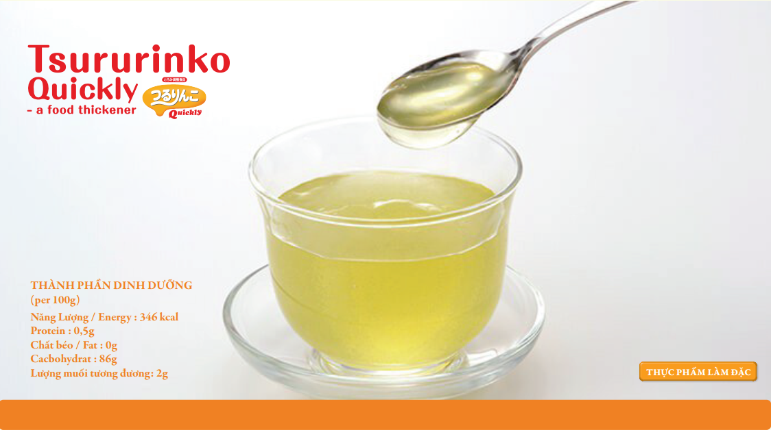 TSURURINKO QUICKLY – A food thickener for dysphagia